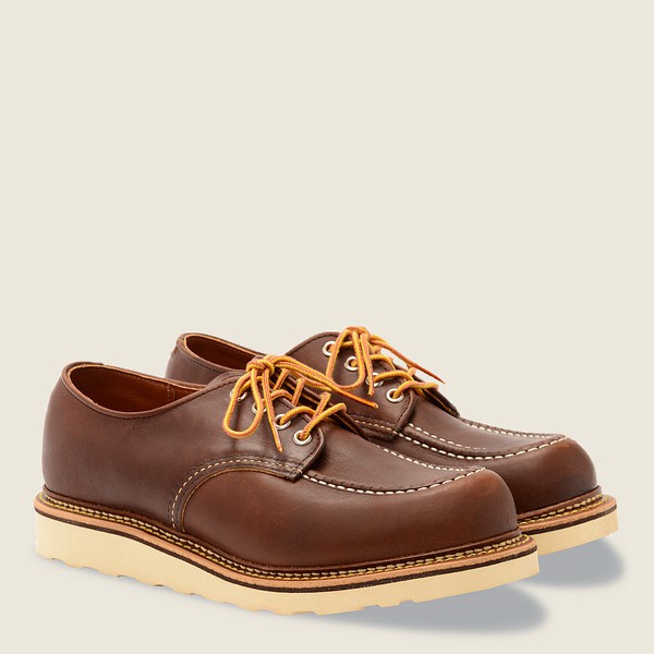 Red Wing Oxford Classic - Oro-iginal Leather - Brown - Mens XQF157493